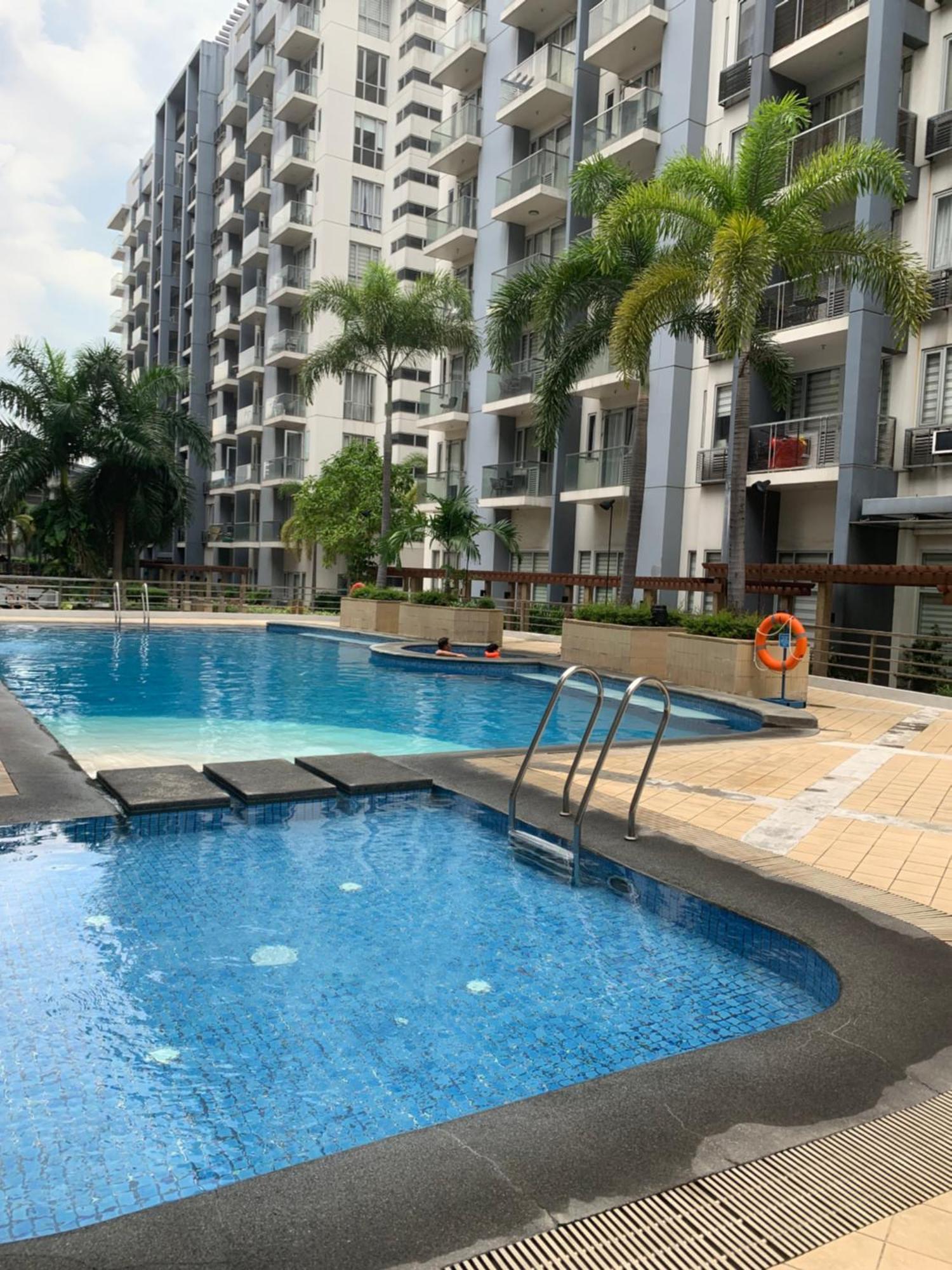 One Palm Tree Villas Condominium - Studio 10O With Balcony - Across Terminal 3 Airport 马尼拉 外观 照片